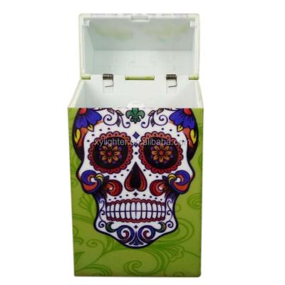 China XY46CCP001 Plastic Cigarette Skull Cigarette Holder Container Box for sale