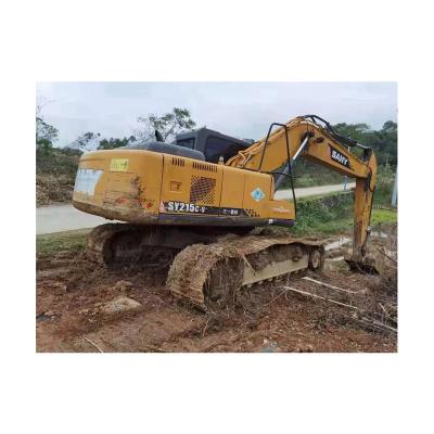 China Building Material Stores Low Price Used Caterpillar Excavator SANY SY215 Used Big Excavator for sale