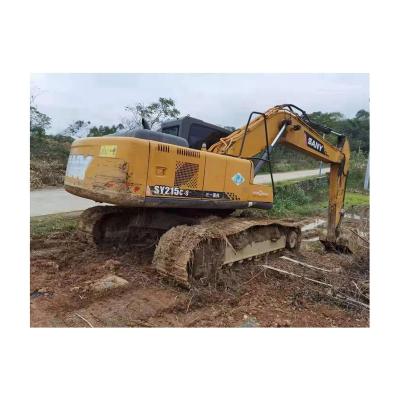 China Building Material Shops In Good Condition Used Caterpillar Excavator SANY SY215 Big Excavator for sale