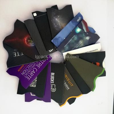 China Portable Paper RFID Blocking Credit Card Holder for sale