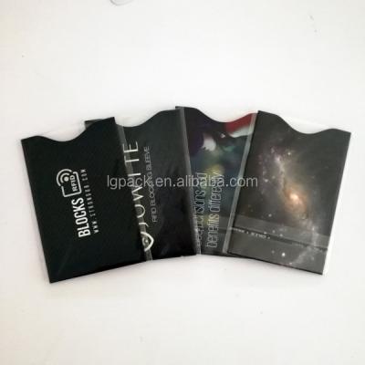 China Portable Compensation Printed Card Cover With RFID Blocking for sale