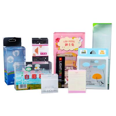 China Materials Hot Selling Recycled PVC Box Transparent Printed Plastic Package, Small Plastic Cosmetic Box, PVC Packaging for sale