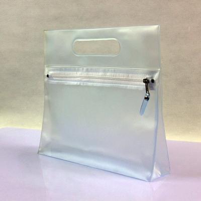 China Manufacturer Supply Recyclable PVC Waterproof Bag Cosmetic Zipper Bag. for sale