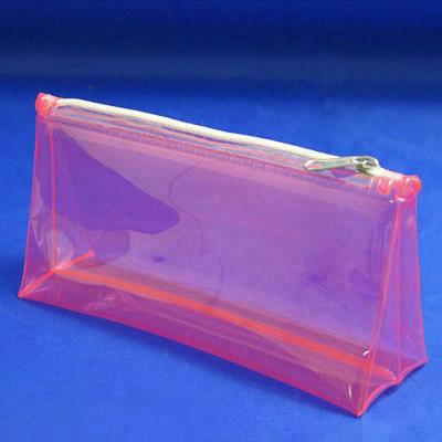 China Recyclable Custom Logo PVC EVA Travel Bag Clear PVC Pouch With Zipper for sale