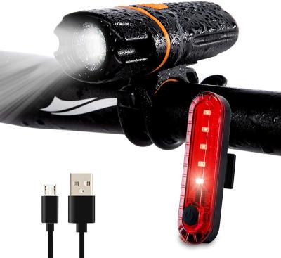 China Outdoor Cycling / Night Riding 300 Lumen Bike Light Led Waterproof Rechargeable Light For Bicycle for sale