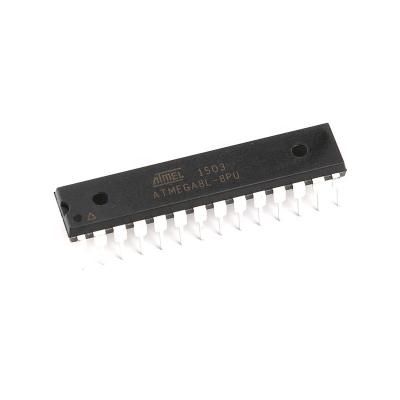 China / Original genuine ATMEGA8L-8PU MCU socket 8K microcontroller 8K straight 8-bit flash memory DIP-28 for sale