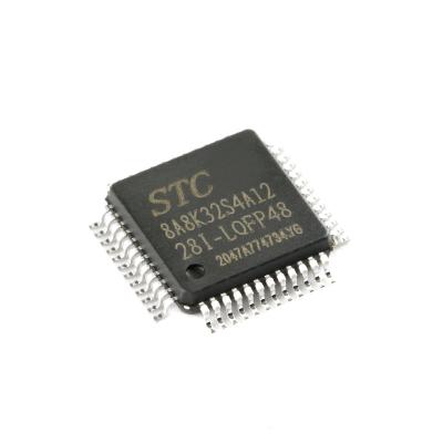 China / New original STC microcontroller IC microprocessor. STC8A8K32S4A12-28I-LQFP44 for sale