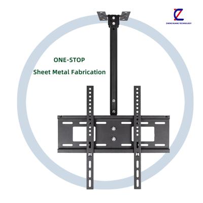 China 360 Durable Adjustable Rotating 100*100 Suitable 200*200 Cold Rolled Steel Plate Aluminum Rotate TV Stand 360 Degree Swivel TV Wall Mount Bracket for sale