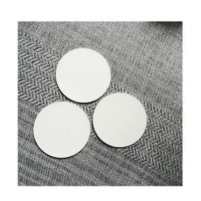 China Sublimation Popular Hip Hop Jewelry Sublimation Blanks Round Disc Inserts Aluminum Sheet Sublimation Aluminum Blank Charms Round Discs for sale