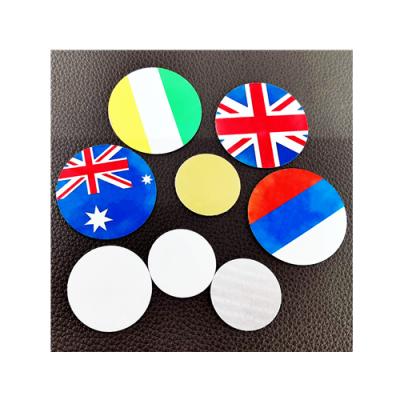 China Custom Size Sublimation Metal Circle Round Sublimation Blanks Blank Aluminum Round Metal Sheets Discs Insert for sale