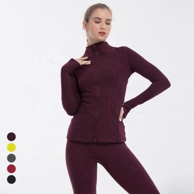 China OEM New Arrival Breathable 2021 Fall and Winter Yoga Jacket Women Gym Jacket Women Activewear Workout Fitness Wear Wholesale Yoga Sets for sale