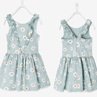 China Wholesale Custom Anti-wrinkle Kids Wear Seller Designers Girl Clothing Summer Children Kids Clothes Girls Dress Occasion Wear Dress for sale