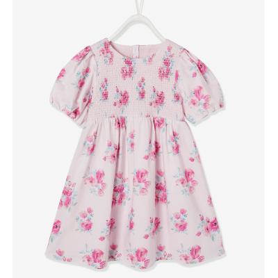 China Wholesale Custom Anti-wrinkle Kids Wear Seller Designers Summer Kids Girl Clothing Girls Dress Kids Clothes Smocked Dress for sale