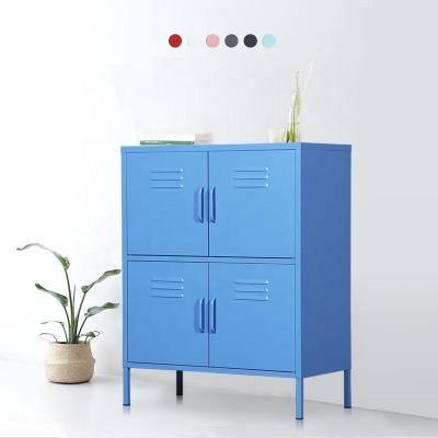 China Industrial Furniture Metal Steel Novelty Cabinet Home Metal Cabinet Home Metal Storage Cabinet Side Living Room for sale