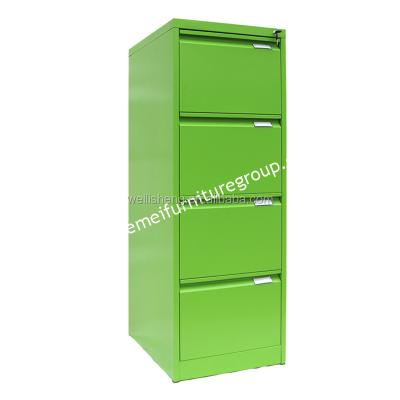 China (Other) WLS Adjustable Customized Vertical Cupboard 4 Drawer Metal Filing Cabinets Knock-Down Steel File Cabinet Storage Cabinet for sale