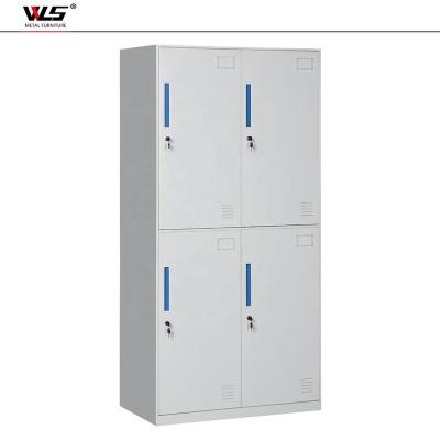 China Apartment Steel Locker For Locker Room Metal Gym Storage Wardrobe Iron Locker for sale