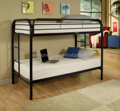 China Sturdy Steel Bunk Bed Steel Durable Army Student Dormitory School Price Bunk Bed Metal Construstion Double Bunk Bed With Mattress Maker for sale