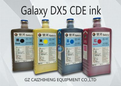 Cina Colore a base d'acqua dell'inchiostro 4 della tintura di sublimazione di diffusione di CDE della galassia per la testa di Epson DX5 in vendita