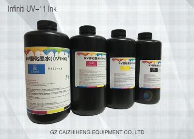 China Curable Flatbed LED UV Ink Strong Chemical Resistance Infiniti UV-11 for sale