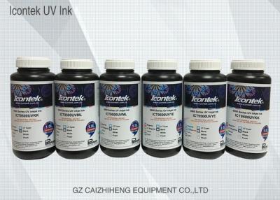 China High Viscosity Icontek UV Printing Ink Flexible With Konica Printhead for sale