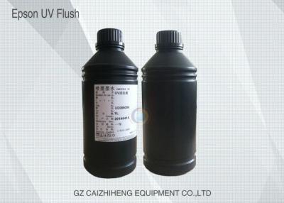 China 1 Liter Smooth UV LED Ink Solvent Flush For Epson DX5 / DX7 Printhead for sale