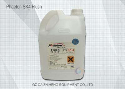 China White Solvent Printer Ink Flush Unique For Seiko 510 / 1020 Printhead Phaeton SK4 for sale