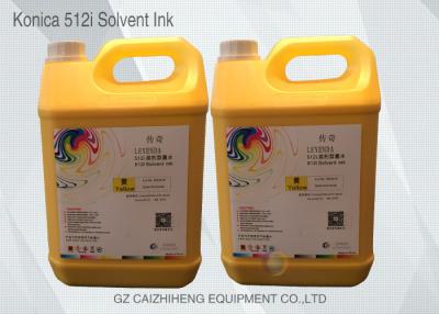 China Vivid CMYK Solvent Printing Ink Konica KM 512i  30 PL No Clogged Nozzles for sale