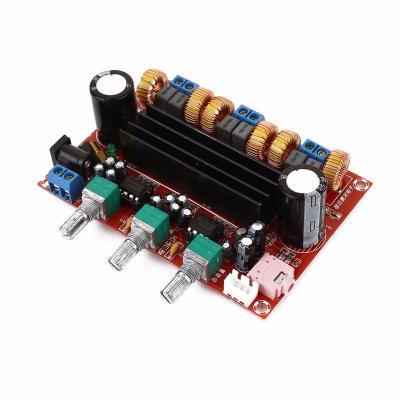 China DC12V-24V 2*50W+100W XH-M139 TPA3116 TPA3116D2 2.1 Channel Digital Subwoofer Audio Amplifier Module Board SKU-AA053 for sale