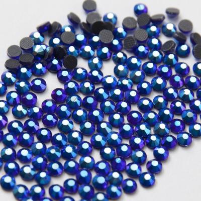 China High Quality Hot Fake Stone Dmc Sapphire Stone Price Flatback Diamond Hot Fixed Stone Machine Cutting Fix SS16 for sale