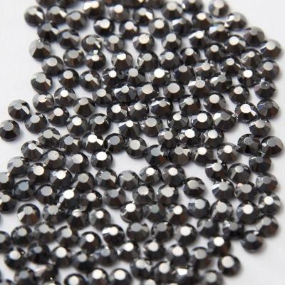 China Wholesale Flatback Hotfix Rhinestone Iron On Bulk Dmc Black Hot Fix Rhinestone Applique For Clothes for sale