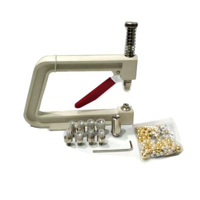 China Accessories Machine DIY Bead Setting Machine Hand Press Beads Tools Bead Rivet Fix Machine for sale