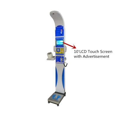 China Iron coin weight scale with height measurement, bmi body sclae with blood pressure, fat bmi mass scale for sale