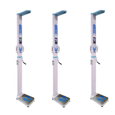 China Coin operated Height+Weight+BMI+Fat mass+printer+video set weight bmi body scale with fat mass for GYM for sale