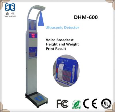 China DHM-600 BMI Iron Analysis Scale Height And Weight Balance for sale