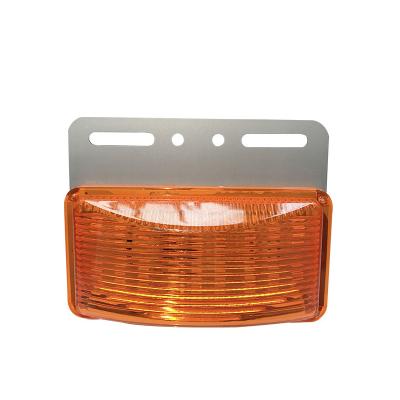 China Trailer Truck Bus Led Lightssuper Bright Waterproof 48 Side Marker Lights With Turn Curved Truck Side Lights 12V24V LED Signal Lights for sale