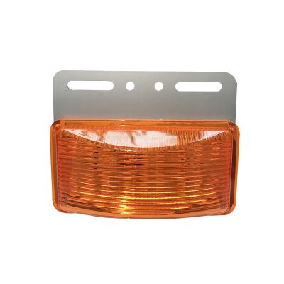 China Trailer Truck Bus Led Side Beacon 12V24V Waterproof With Turn 48 LED Truck Side Lights Super Bright Curved Signal Lights for sale