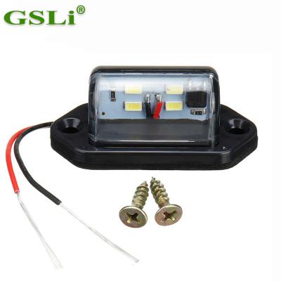 China AS Cover Hot Selling Car License Plate Lights DC10-30V Led License Plate Lamp for sale