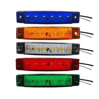 China Aluminum + Card + LED Lamp Beads 12V 24V Trailer Warning Rear Light Car LED Tail Side Light Signal Lamp for sale