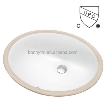 China SN004 Oval Easy Clean Under Counter Basin For Bathroom for sale