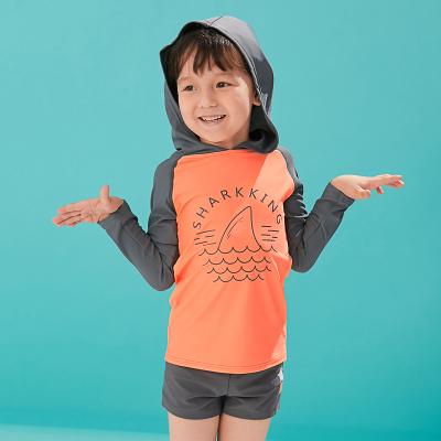 China Breathable UPF 50+ Protection Breathable UV Kids Long Sleeve Rash Guard Clothes Swimsuit Swimwear Beachwear For Boys for sale