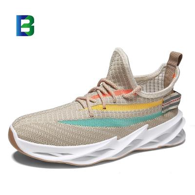 China Fashion Trend Since Driving Woven Custom Logo Sneakers Mens Sports Running Shoes for sale