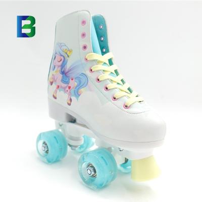 China Synthetic PVC Leather+velvet led dog roller skates for sale