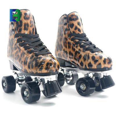 China Synthetic Leather+velvet PVC Roller Skates Size 6 With Moto OEM for sale