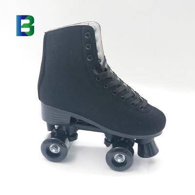 China PVC Leather+velvet Synthetic Folding Roller Skates For Outdoor Kids No Shoes for sale