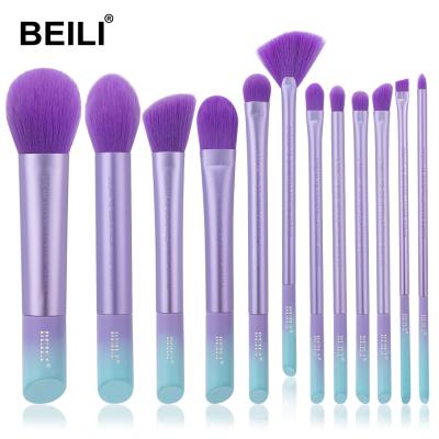 China BEILI Soft 12pcs Make Up Brush Foundation Powder Eyeshadow Makeup Pincel Maquiagem Private Label Wholesale for sale