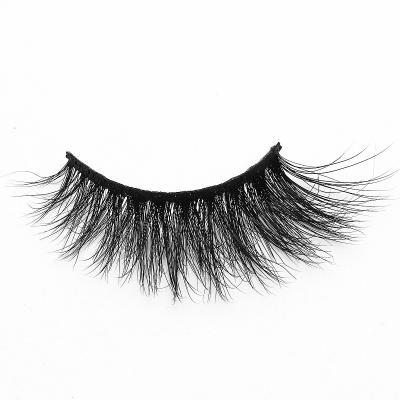 China BEILI Natural Soft Cotton Strip 3D Mink Eyelashes Wholesale Discreet Mink Fur Lashes Private Label for sale