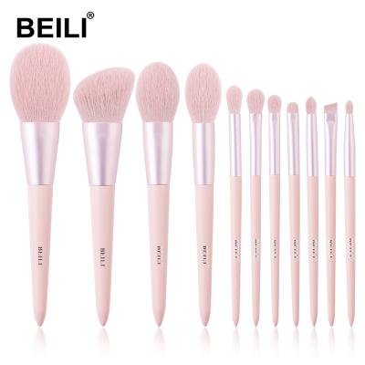 China Durable BEILI brushes maquillajes de brochas de maquillajes de maquillajes de maquillaje de maquillaje de maquillaje de maquillaje de maquillaje de maquillaje wholesale custom logo wholesale makeup professional pink make up brush for sale