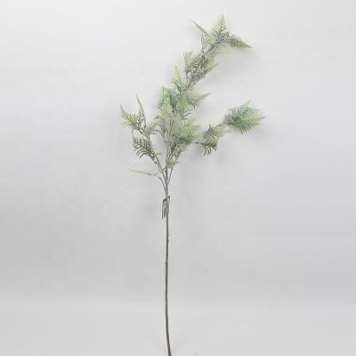 China New Design Artificial Flower Fashional Home Decoration 96cm Single Stem Green Leaf Artificial Flower for sale