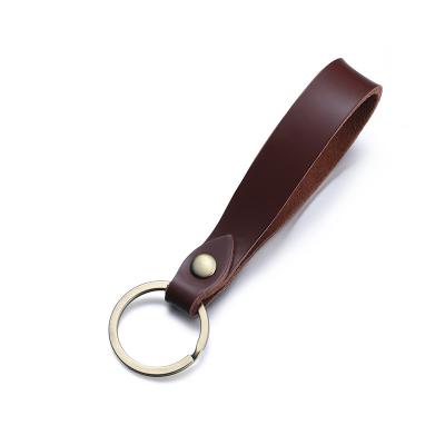 China Gifts wholesale handmade leather business gifts car sublimation key chain custom leather for sale