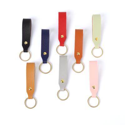 China Cheap Gifts Promotion Ready For Professional Custom Leather Key Chain White Tassel Leather Key Chain Boat Chian for sale